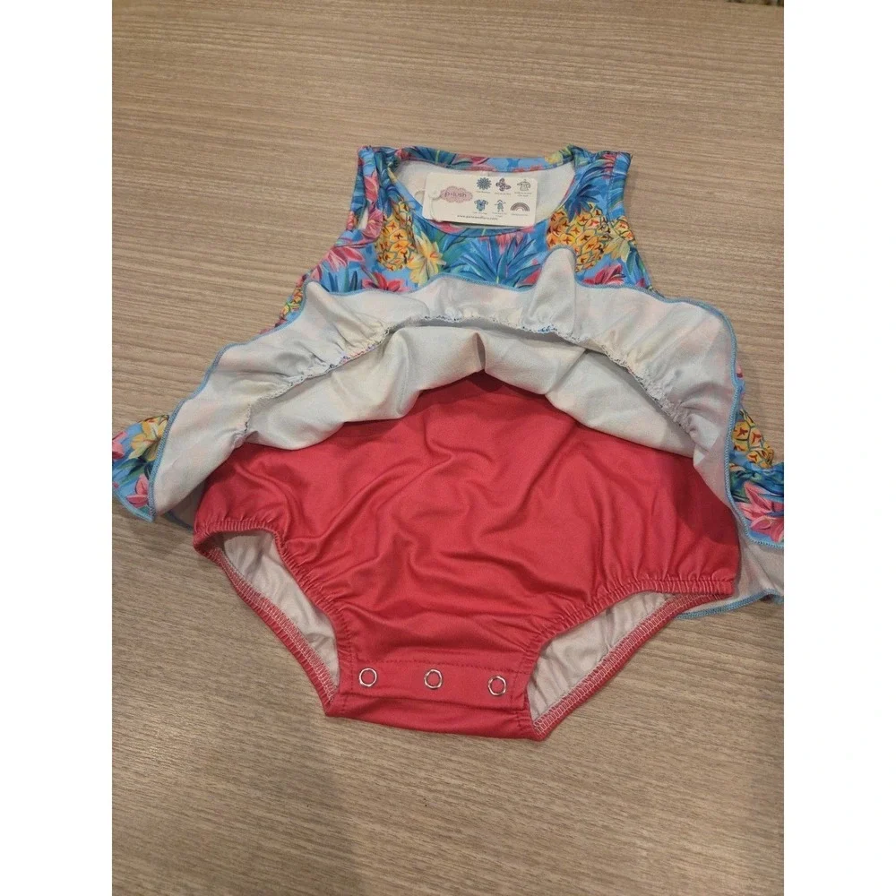 Pete & Lucy Pretty Pineapples Infant Romper Size 6-9m